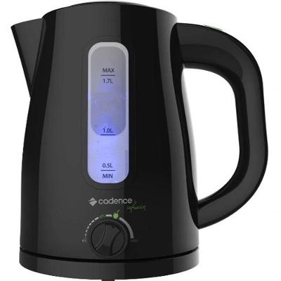 Chaleira Eletrica 1.7l Cadence 1200w Preta 110V
