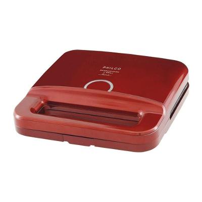 Sanduicheira E Gril Philco Retro 750w Vermelha 110V