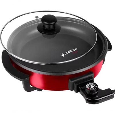 Panela Eletrica Cadence 2.8l Antiaderente 1250w 5 Niveis Temperatura Red 110V