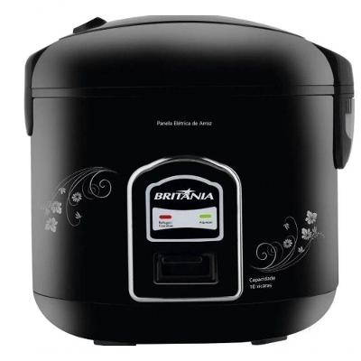 Panela De Arroz Britania Faz 10 Xicaras 700w Preta 220V
