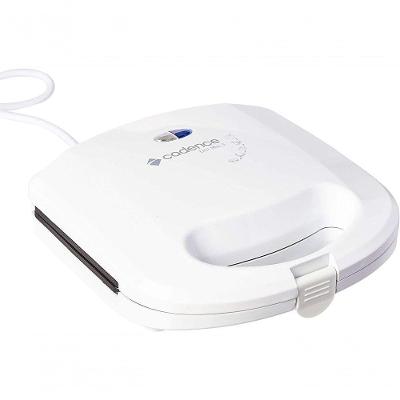 Sanduicheira Grill 750w Cadence 110V White Ellegance