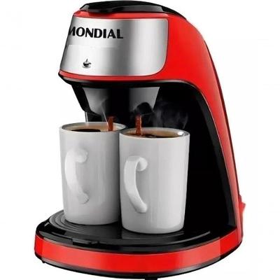 Cafeteira Mondial 500w Faz 2 Xicaras 240ml Luxxred 110V