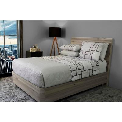 Jogo De Cama Duplo Queen 4 Peças Vancouver Sonhare Bronze