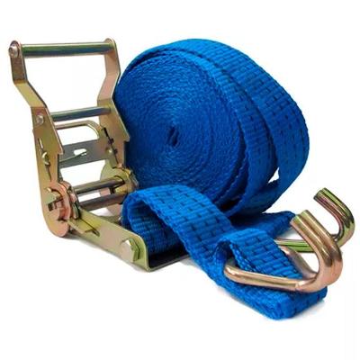 Cinta Tensor Azul Para Amarração Carca Alça Catraca 6m 35mm