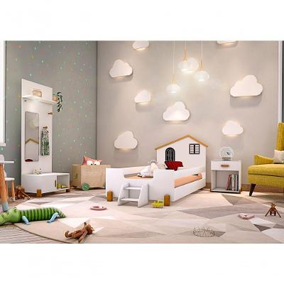Cama Belíssima Com Colchão Solteiro – Para Crianças | Mdf Reforçado Com Acabamento Adesivado