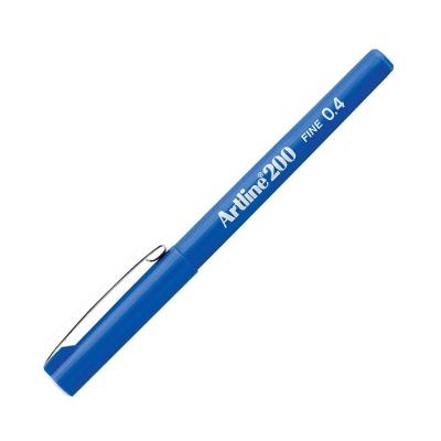 Caneta Fine Pen 0.4mm Artline 200 Tilibra Azul