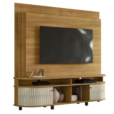 Estante Home Tv 65 Pol 2p 183 Cm Daytona Cumaru Opala Madetec 
