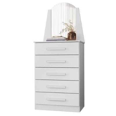 Cômoda Para Quarto Com Penteadeira Laris A02 Branco Mpozenato
