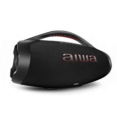 Caixa De Som Aiwa Boombox Plus 200W Bluetooth 30H LP66 USB Preta BBS-01-B Bivolt
