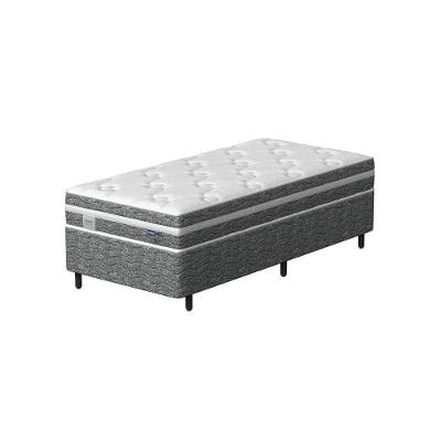 Conjunto Box Solteiro Mola Ensacada Prodormir Akira (88x188x46cm)