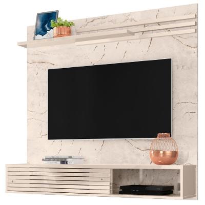 Painel Suspenso Tv 55 Pol 136 Cm Sublime Calacata Off White Madetec Calacata Off White