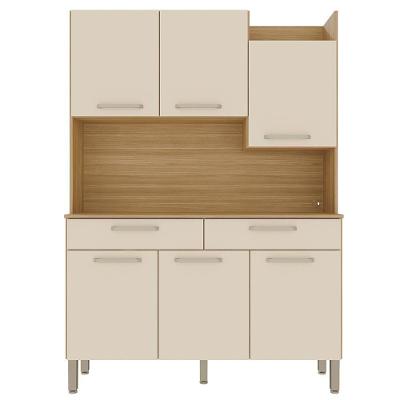 Kit Cozinha 6p 2g 132 Cm Modena Freijo Soft Ktp Freijo Soft