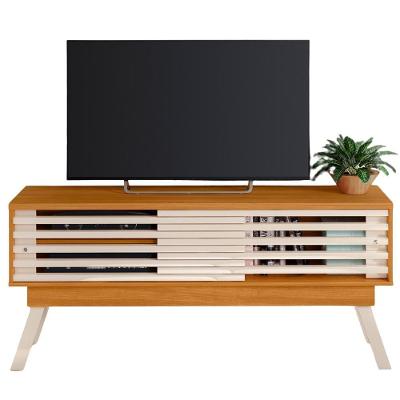 Rack Bancada Tv 65 Pol 150 Cm 2 Portas Frizz Cinamomo Off White Madetec Cinamomo Off White
