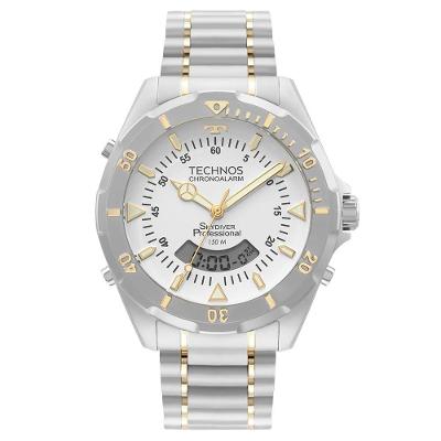 Relógio Technos Masculino Skydiver Bicolor - Wt2050axn/1b