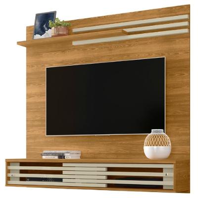 Painel Suspenso Tv 55 Pol 136 Cm Sublime Cumaru Opala Madetec Cumaru Opala