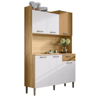 Kit Cozinha 6p 2g 122 Cm Genova Freijo Supremo Cp Ripado Freijo Ktp Freijo Supremo Cp Ripadofreijo