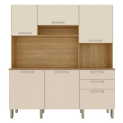 Cozinha Compacta 6p 2g 180 Cm Ferrara Freijo Soft Ktp Freijo Soft