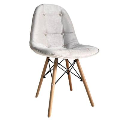 Cadeira Eiffel Estilo Botonê Aveludada Nud
