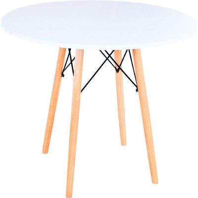 Mesa Eames Eiffel Redonda 70 Cm - Branco