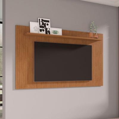 Painel Para Tv 65 Polegadas Siena Frisado 1,80 Baixo Cedro