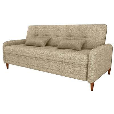 Sofa Cama 2 Lugares 206 Cm Donna Linho Vancouver E488 Palha Milani Store Palha
