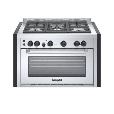 Fogão De Embutir Venax 5 Bocas Temis Gas Glp Inox 220V