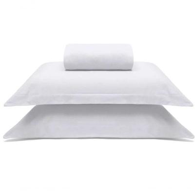 Jogo De Cama Buettner Casal Malha 100% Algodao Liso 3 Peças Image Branco