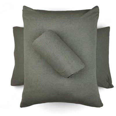 Jogo De Cama Buettner King Malha Mescla 3 Peças Bege