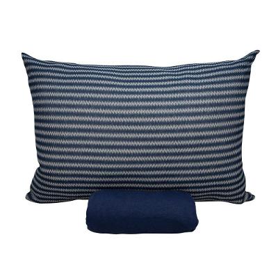 Jogo De Cama Solteiro Portallar Malha 100% Algodão Varsóvia 2 Peças Azul