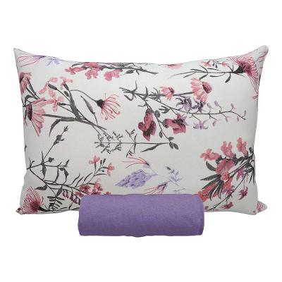 Jogo De Cama Solteiro Portallar Malha 100% Algodão Londres 2 Peças Violeta