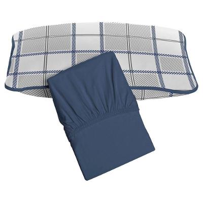 Jogo De Cama Tecebem Solteiro Malha 100% Algodão Adam 2 Peças Premium Mediterrâneo