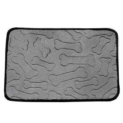 Tapete Pet Buettner Para Comedouro Pet 30cm X 40cm Cinza