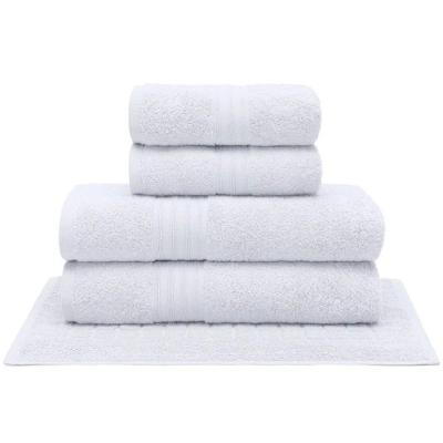 Jogo De Toalha Buettner 5 Peças Algodão Egípcio Platine Color Branco