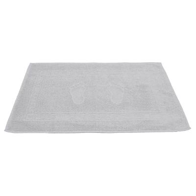 Toalha Piso Buettner Felpudo 100% Algodão Pezinhos 45cmx70cm Prata