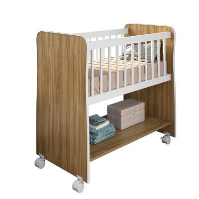 Mini Berço Para Bebê Rubi Multifuncional Nicho Organizador Nature