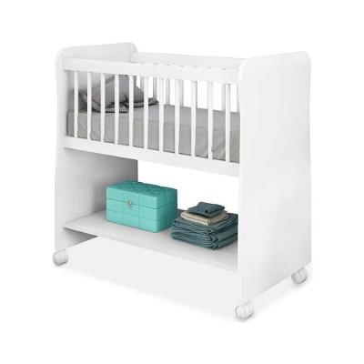 Mini Berço Para Bebê Rubi Multifuncional Nicho Organizador Branco