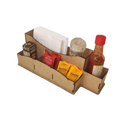 Porta Guardanapo E Sachê Em Mdf - Kit 10 Unidades