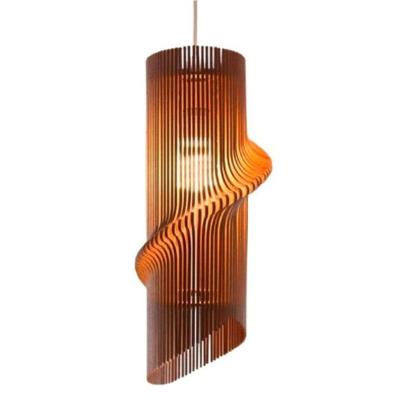 Luminária Teto Tipo Pendente Maia Mdf - Completa Cor: Mdf Cru