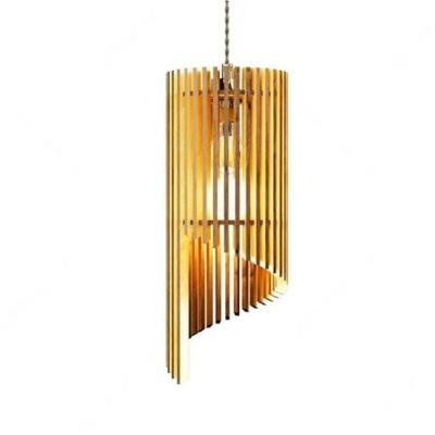 Luminária Teto Tipo Pendente Mística Mdf - Completa Cor: Mdf Cru