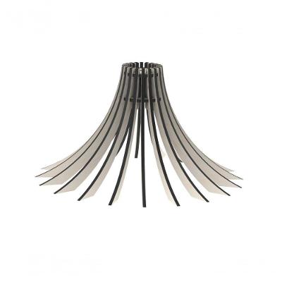 Luminária Teto Tipo Pendente Dalia Mdf - Completa Cor: Mdf Cru