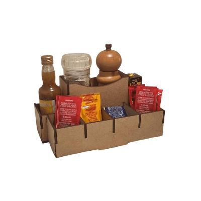 Porta Guardanapo E Sachê Em Mdf - Kit 10 Unidades