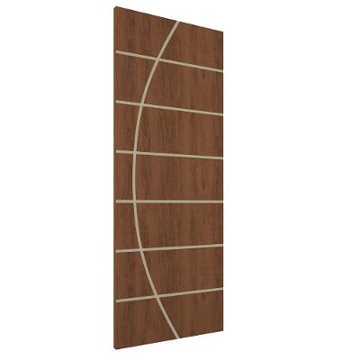 Porta De Madeira Frisada U.v 210cm X 80cm - R20c Imbuia