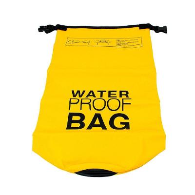 Bolsa Mochila Impermeavel Saco Estanque 5 Litros Camping Bag Amarelo