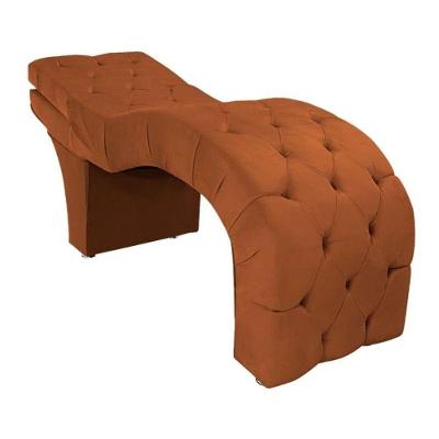 Maca Estofada Reclinável Sobrancelhas Cílios Suede Jade Terracota