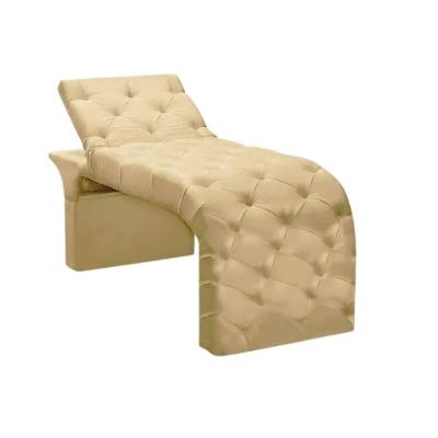 Maca Estofada Estética Cílios Regulável Spa Suede Maitê Bege