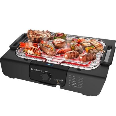 Churrasqueira Eletrica Grill Cadence 1800w Black Cook 220V