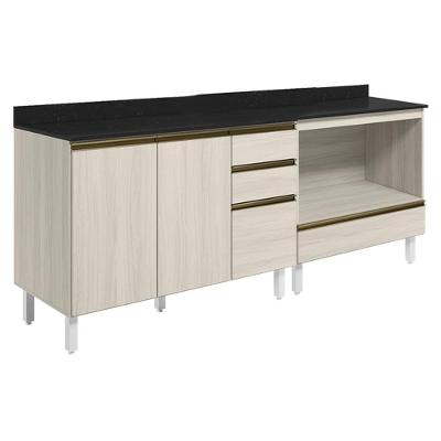 Balcao Com Tampo E Balcao Forno Mdf Kali Nicioli Bianco Toq Bianco Toq