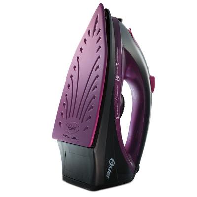 Ferro De Passar A Vapor Oster Cerâmica Preto E Roxo 220V