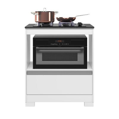 Balcão Cooktop Nt3110 Branco New Notável Móveis Branco New