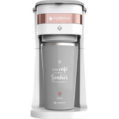 Cafeteira Elétrica Cadence Dream Rosé Gold Com Copo Térmico 110V
